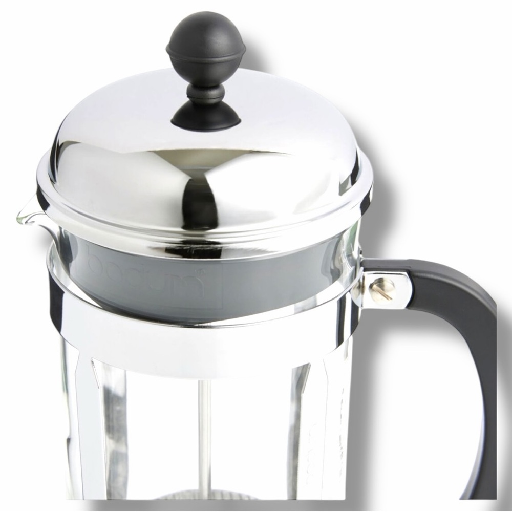 NEW Bodum Original French Press – 34 oz Stainless Steel & Glass Coffee Maker - Picture 3 of 6